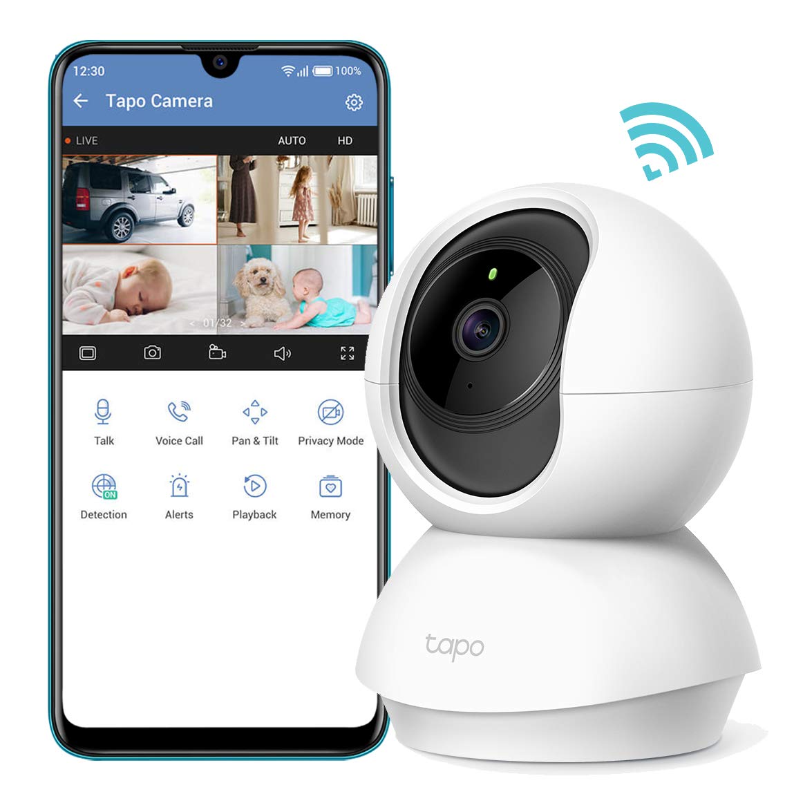 Caméra Surveillance WiFi TP-LINK Tapo 360° 1080P à 26€90 @ Amazon