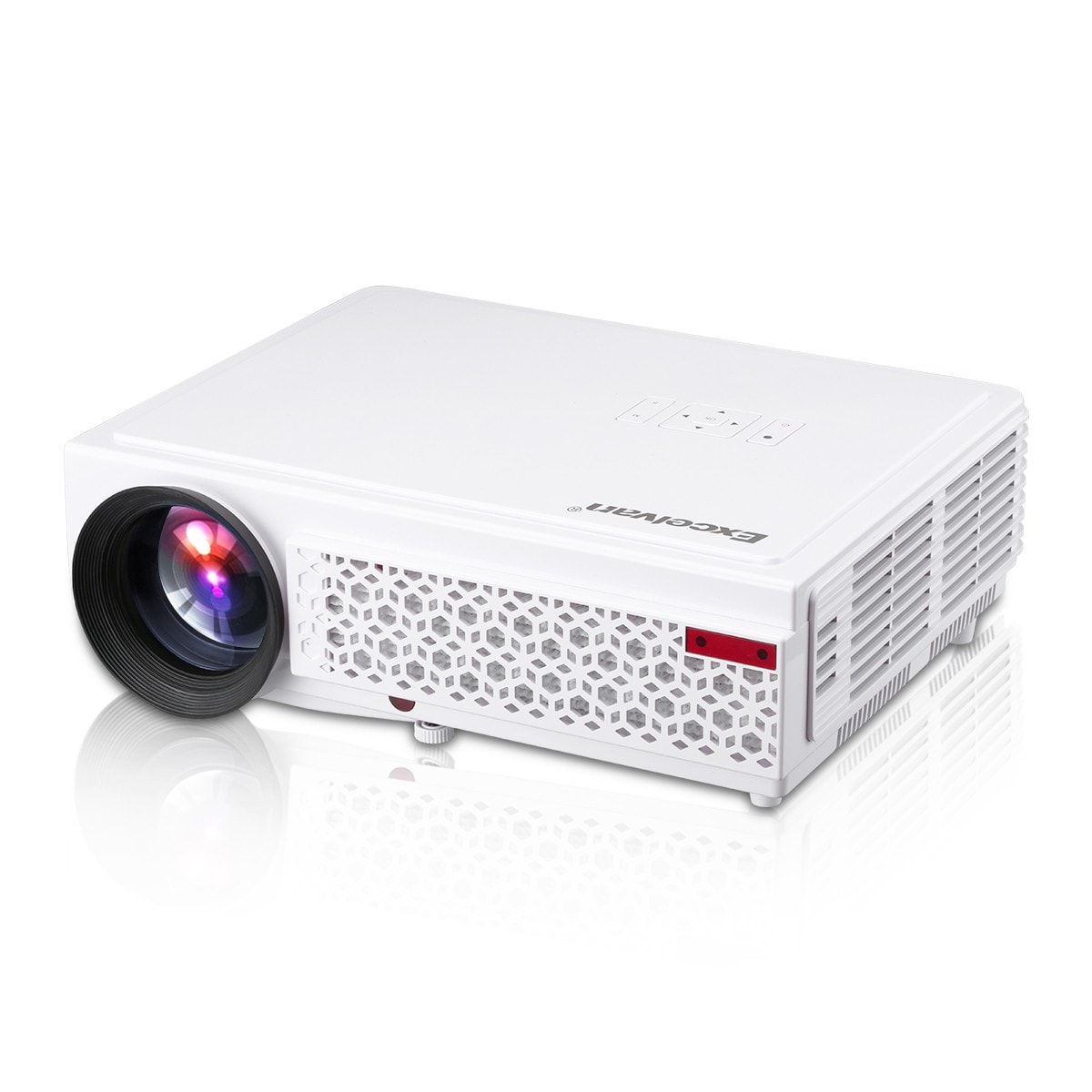Videoprojecteur Excelvan 96+ résolution native HD, connectique hyper complète, lecteur multimédia à 41€87 !