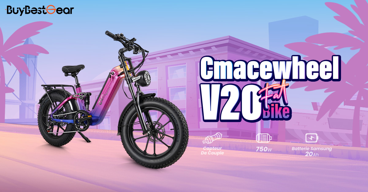 CMACEWHEEL V20, un nouvel hybride dans le monde des Fat Bike électriques