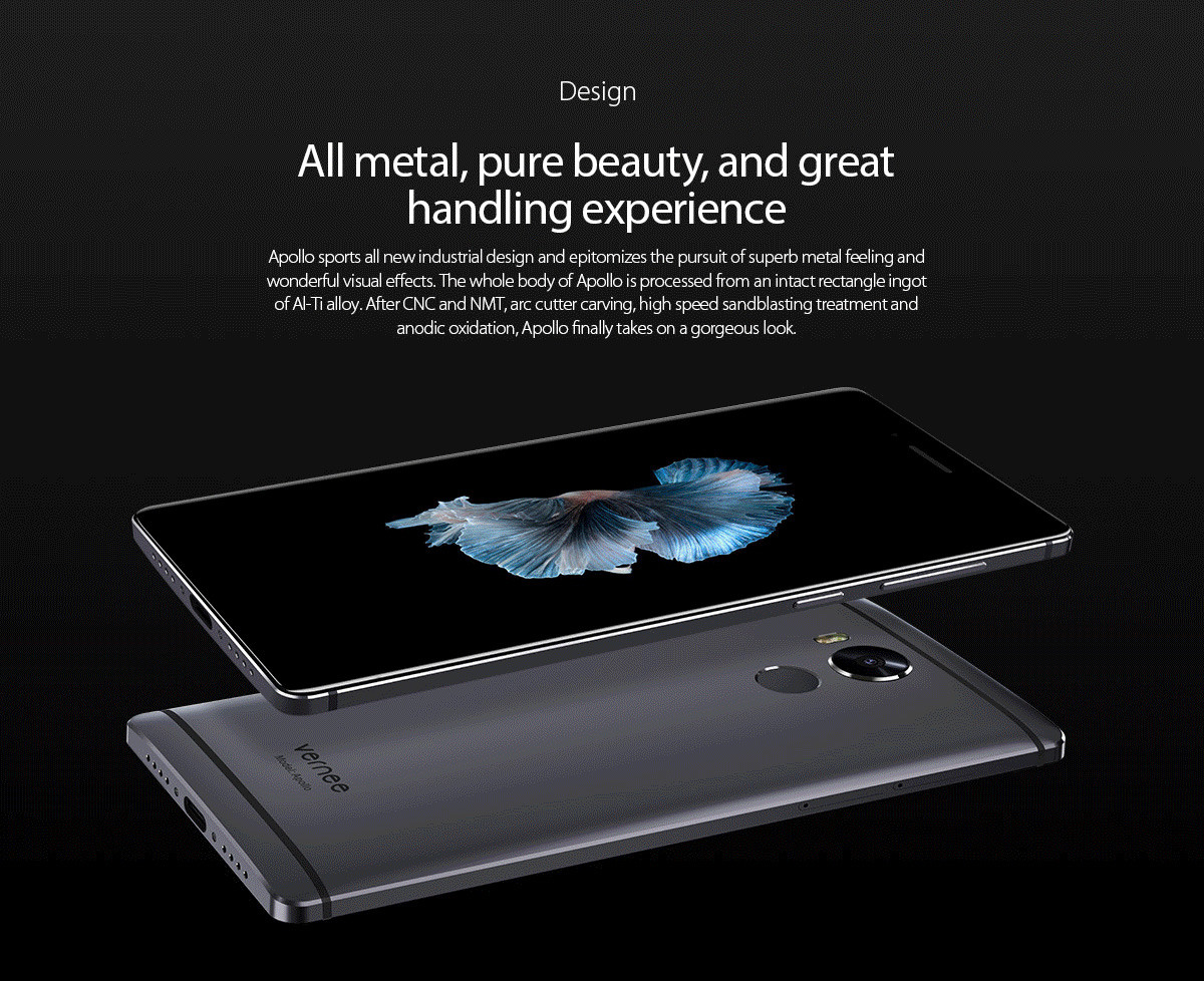 Le Vernee Apollo, écran QHD, Helio X25 4GO/64GO et super capteur photo Sony à 195€79