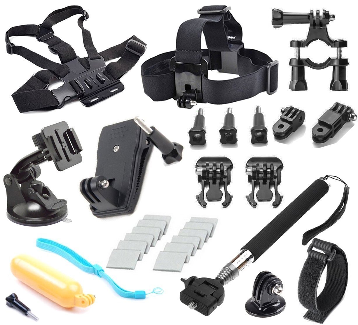 Pack 30 accessoires Gopro / Xiaomi YI à 10€99