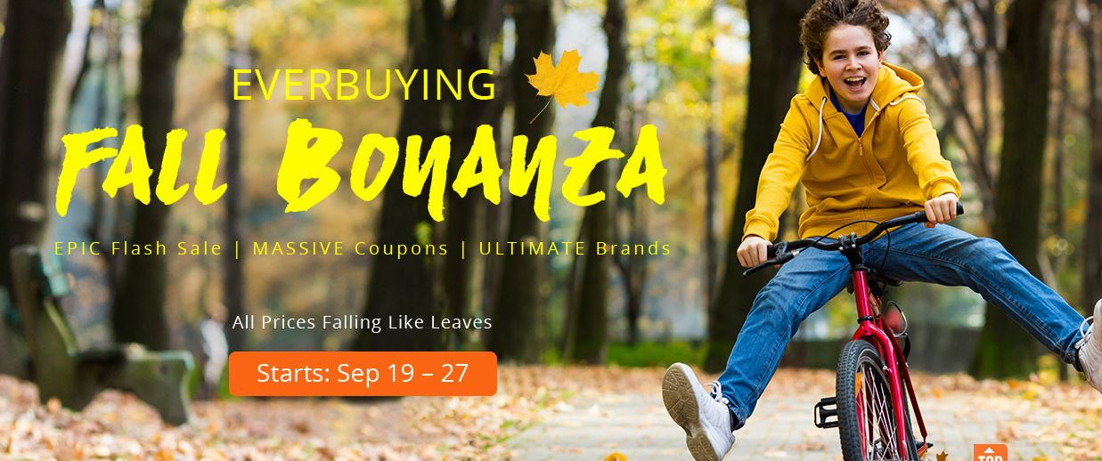 Foire d'automne chez Everbuying, smartphone, tablettes, caméras, PC à bas prix