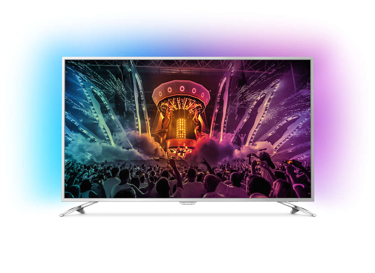 TV LED 4K HDR Ambilight Android 49 pouces Philips 49PUS6561 à 699€ 