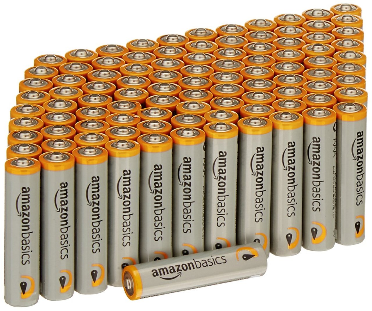 AmazonBasics Lot de 100 piles alcalines AAA à 20€81 @ Amazon