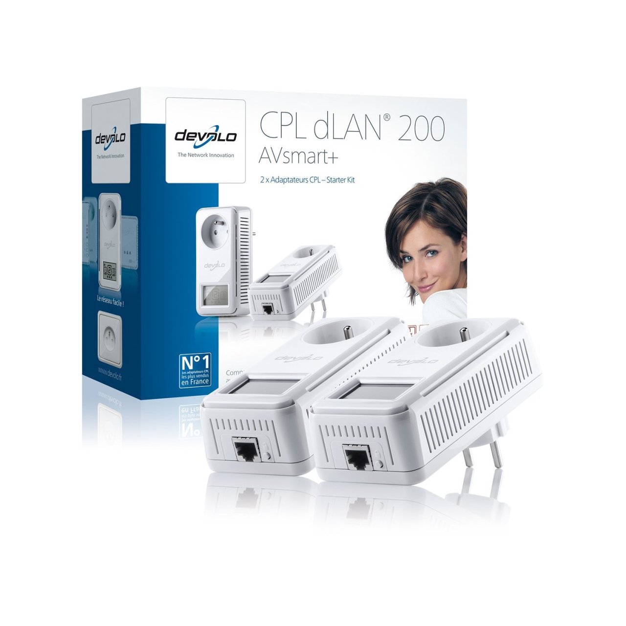 Devolo dLAN 200 AV smart+ Starter Kit 49€90 en vente flash