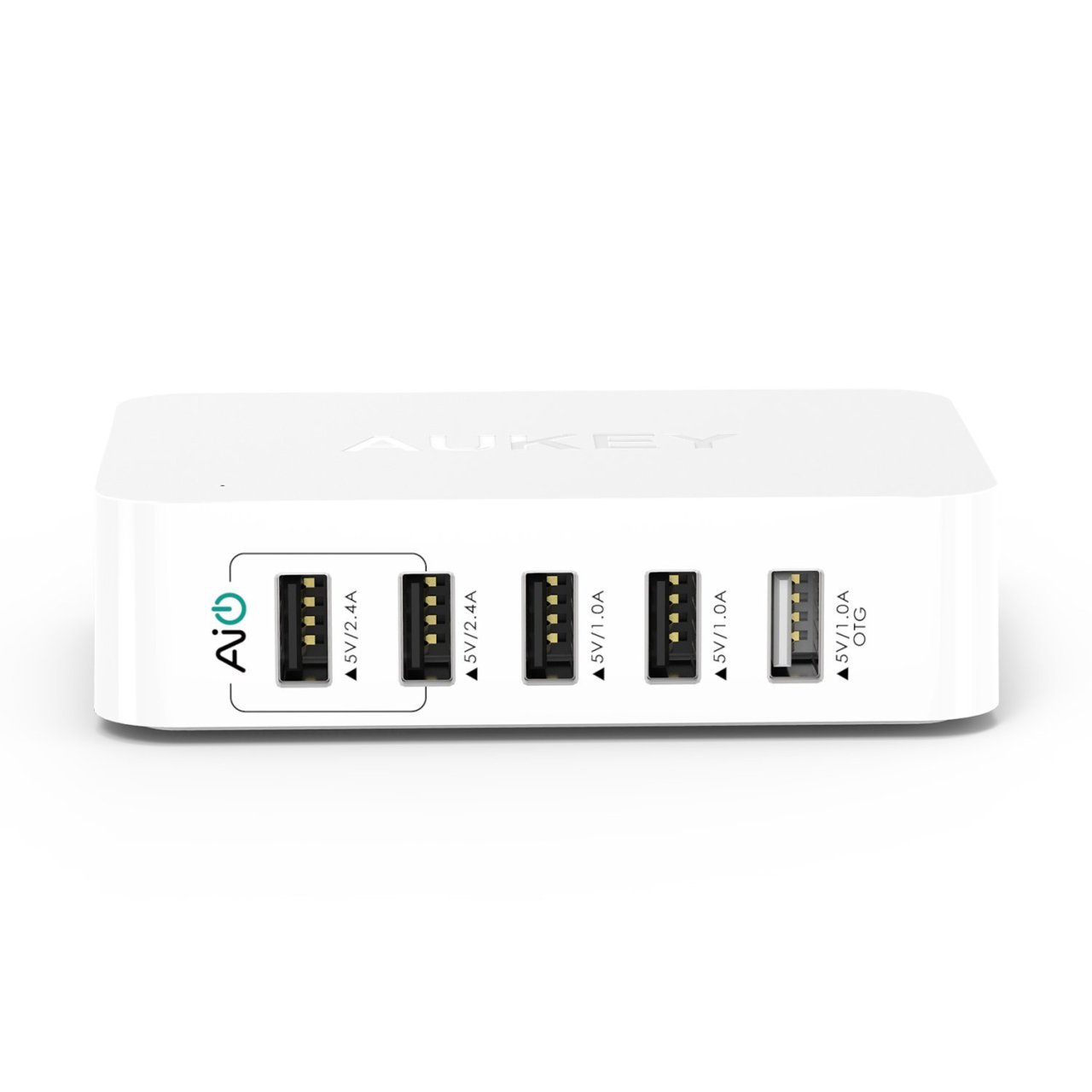 Chargeur mural USB 5 ports Aukey charge intelligente PA-U1 9€99