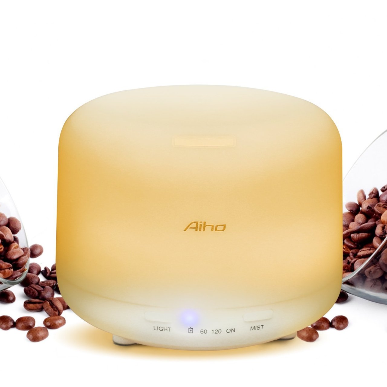 Diffuseur d'huiles essentielles Aiho AD-P2 sur batterie LED 7 couleurs