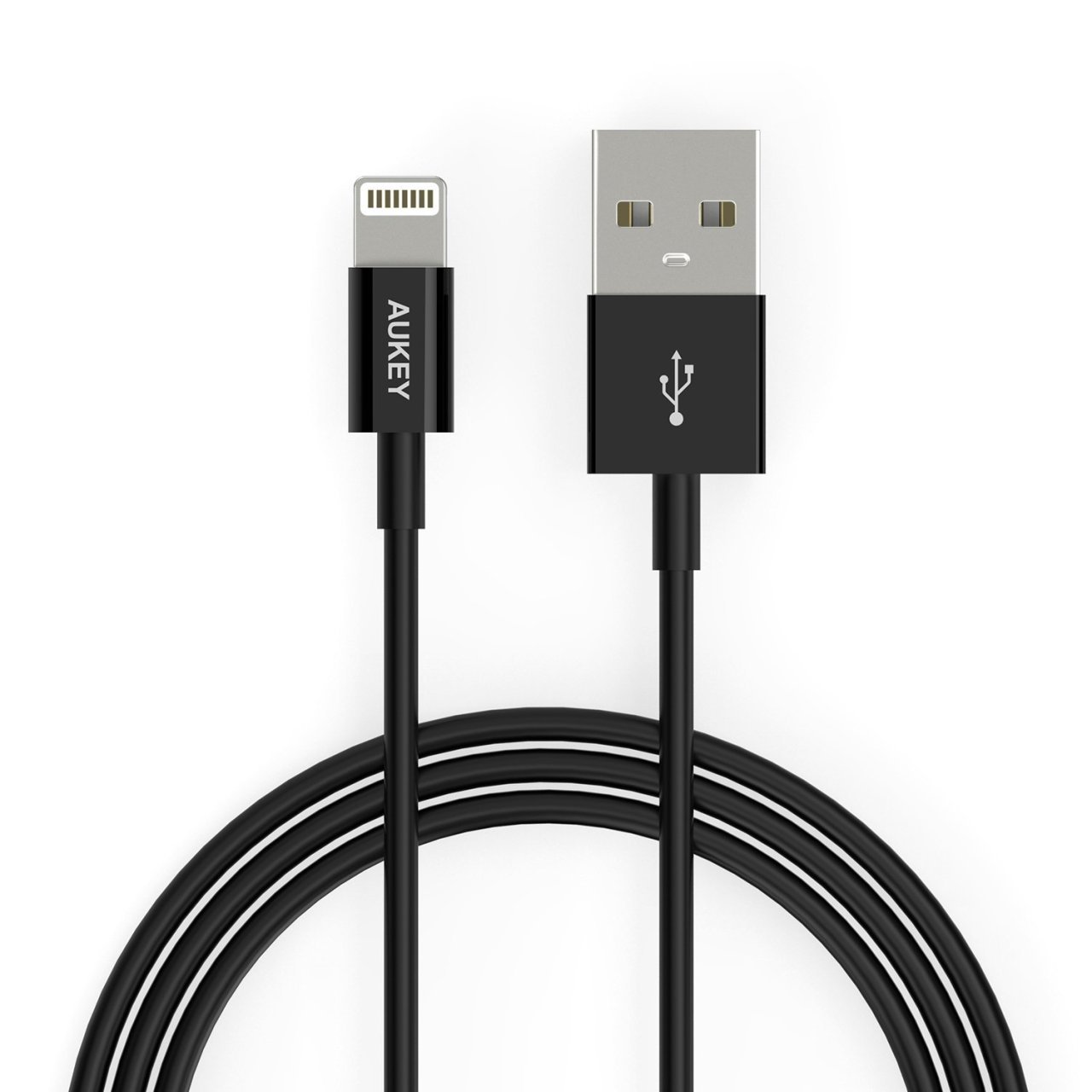 Câble iPhone Lightning certifié MFI Aukey 1 mètre à 2€99 @ Amazon