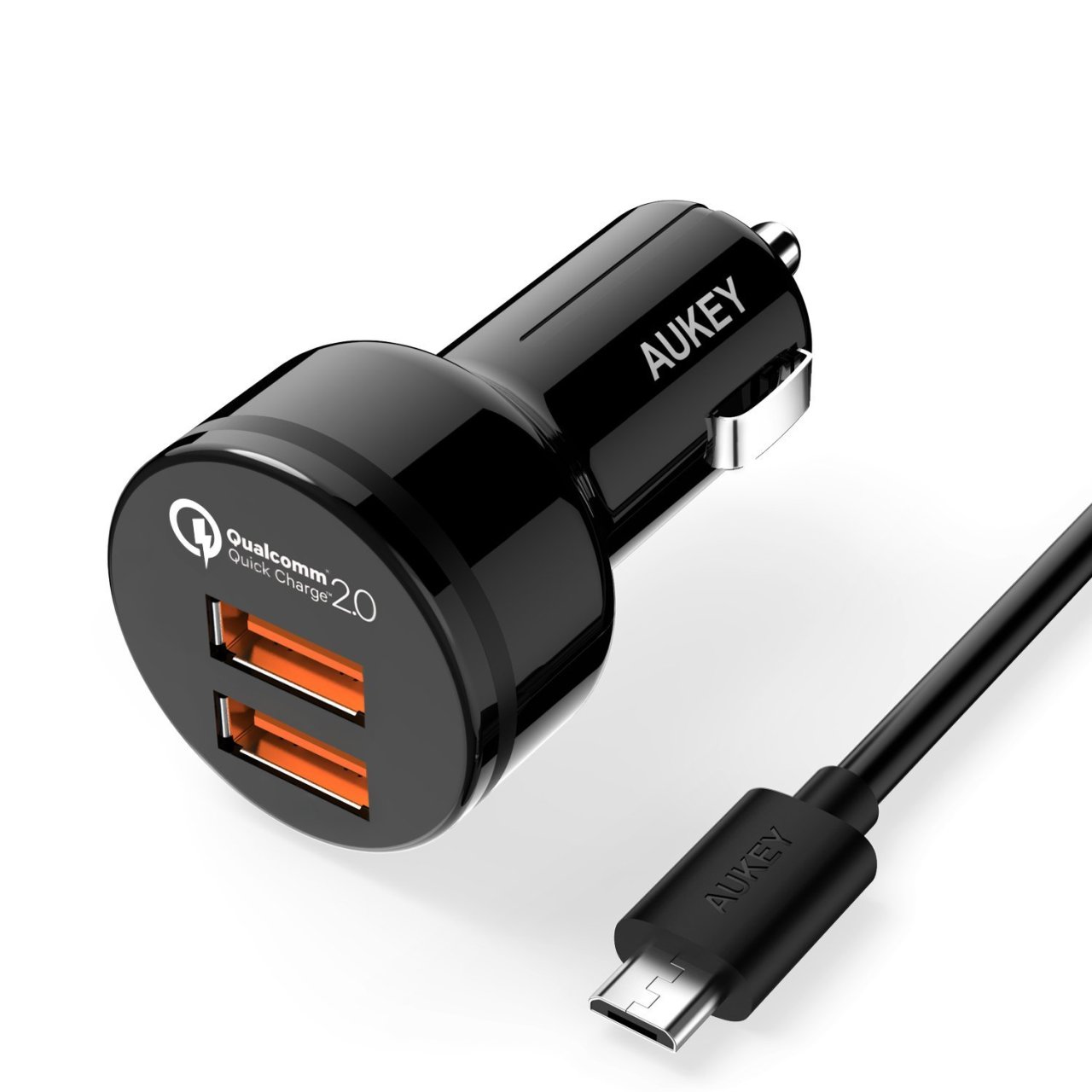 Chargeur allume-Cigare USB 2 Ports AUKEY Quick Charge intelligente et Câble Micro USB à 4.99€