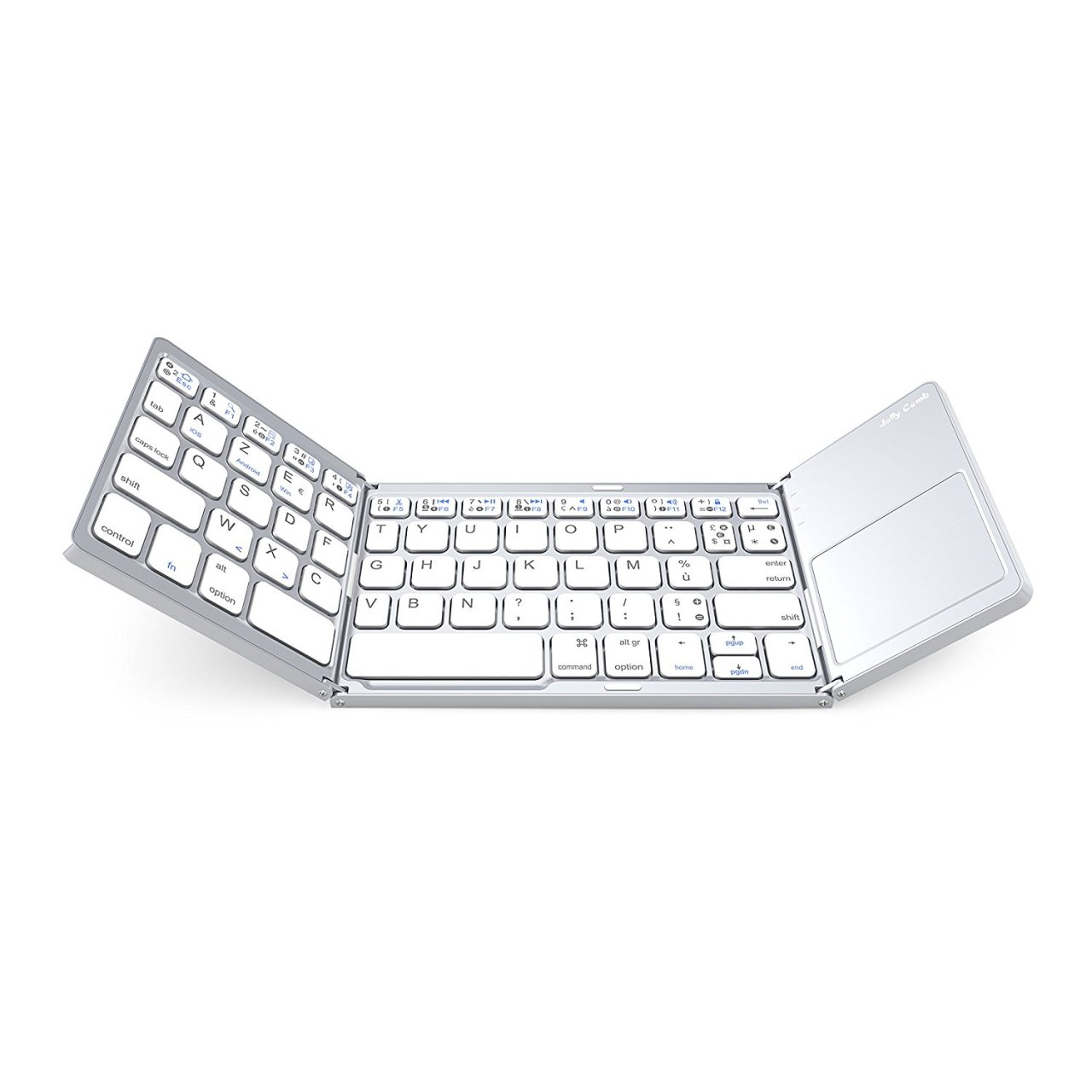 Clavier pliable Bluetooth AZERTY Rechargeable avec pavé tactile à 19€99€ @ Amazon 