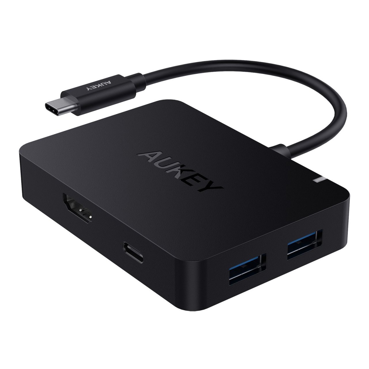 Hub USB-C Aukey , sortie HDMI, 4 ports USB et 1 port USB-C à 24.99€ @ Amazon