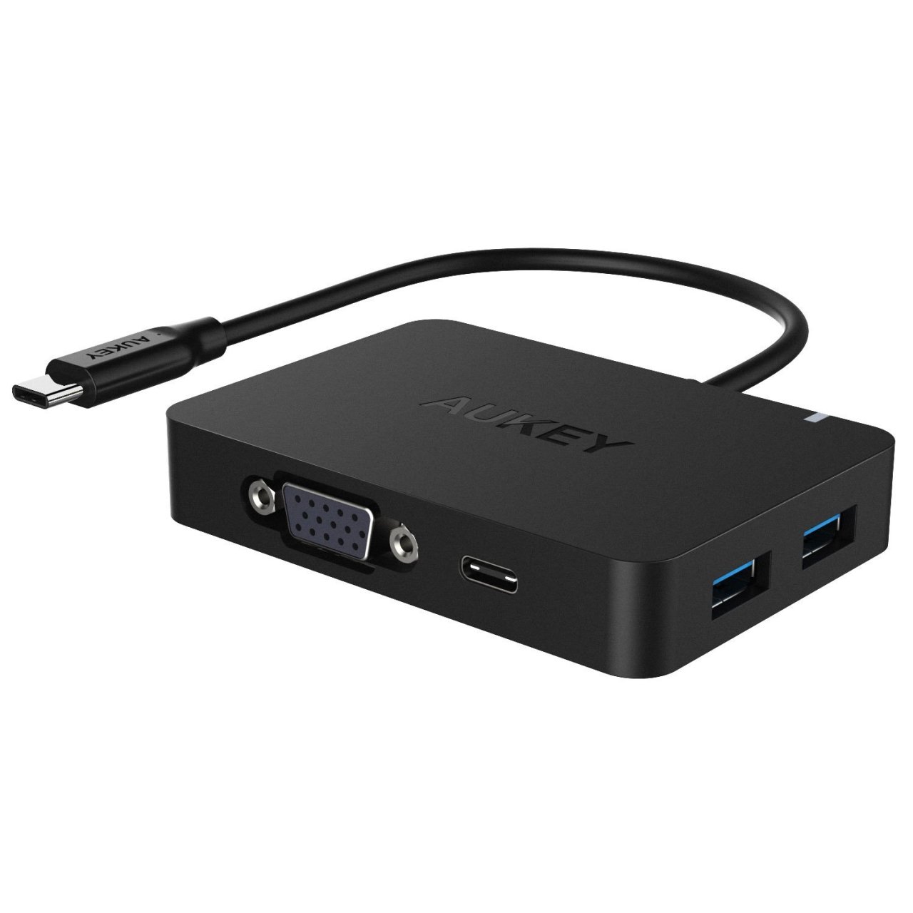 Hub USB-C Aukey , sortie VGA, 4 ports USB et 1 port USB-C à 10€ @ Amazon