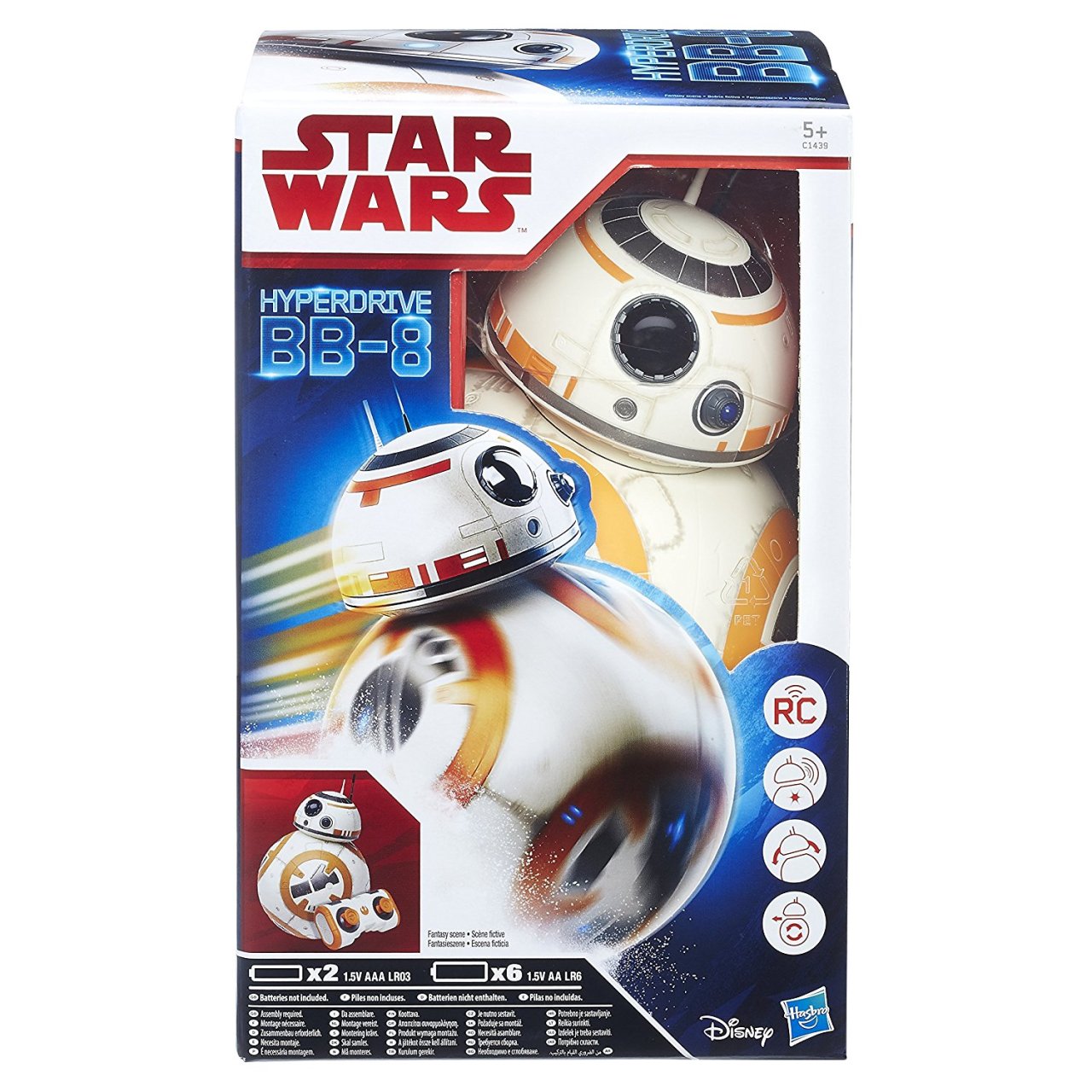 Robot Radio commandé BB8 Deluxe Star Wars Episode 8 à 36€72 @ Amazon