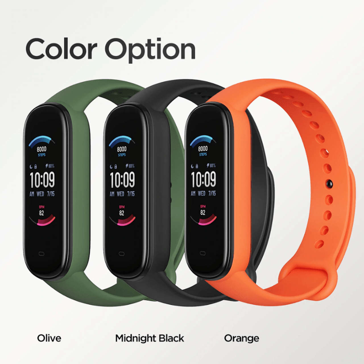 Amazfit band 5/6, un Xiaomi Mi band 5 amélioré avec Alexa et contrôle Oxygenation du sang à 33€98