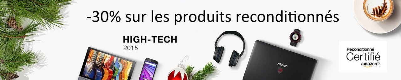 -30% sur les offres reconditionnées AMAZON !