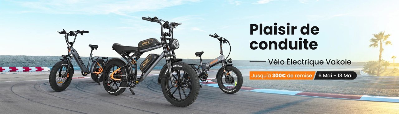 Vente spéciale Printemps sur les Fat Bike Vakole chez BuyBestGear