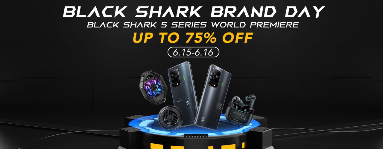 Black Shark brand day, des supers prix sur les smartphones Gamers Black Shark 5 et 5 PRO 
