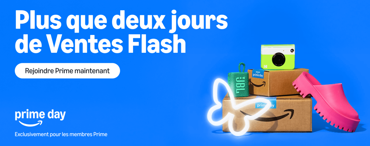 Amazon Prime Day, c'est parti pour de grosses réductions