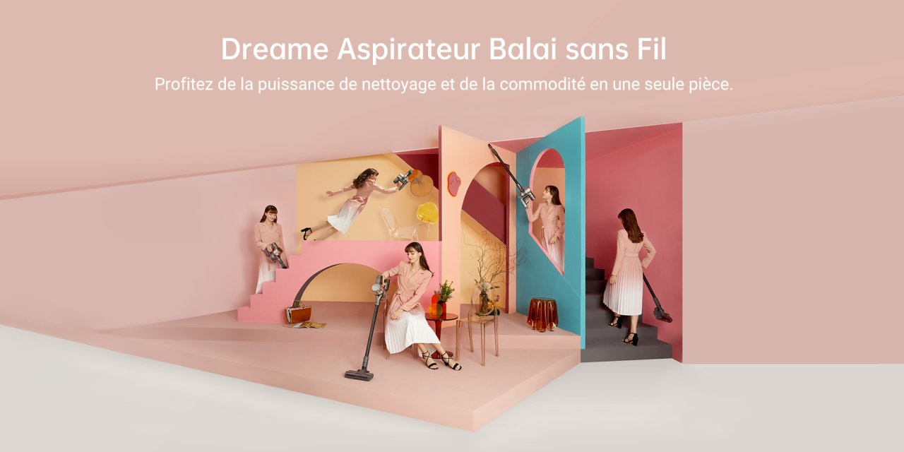 Des promotions sur les aspirateurs robots et balais sans fil DREAME sur Amazon pour les FRENCH DAYS