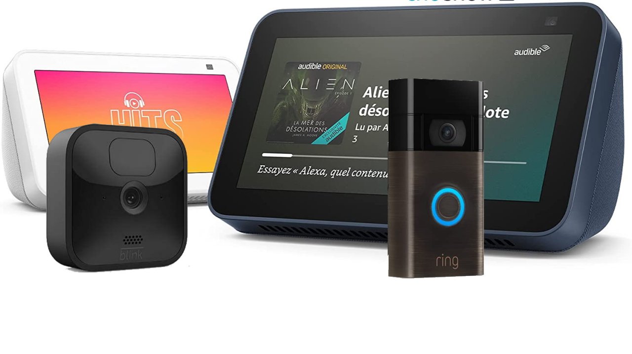 [PRIME DAY] Méga offres sur les écrans connectés Amazon Echo Show 5 seuls ou avec Sonnette RING ou caméra BLINK 