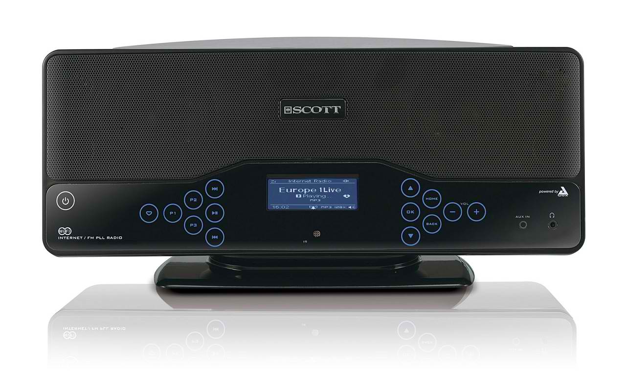Une Radio Internet (webradio) avec Ethernet et FM / Reveil moins de 40€ (SCOTT RXi 100 WL)