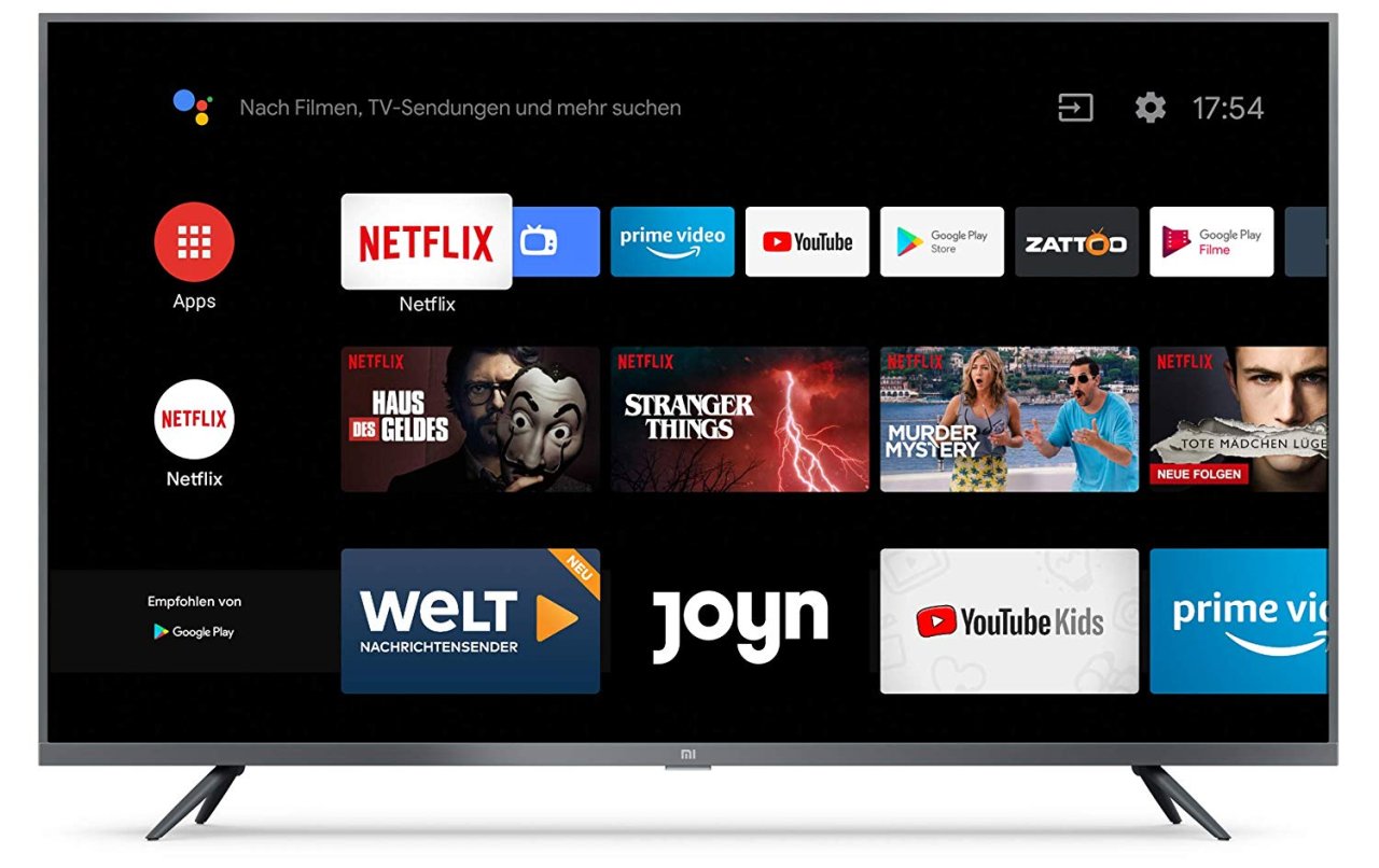 TV 4K 43 pouces MI 4S Xiaomi compatible AndroidTV version Europe (269,10€)
