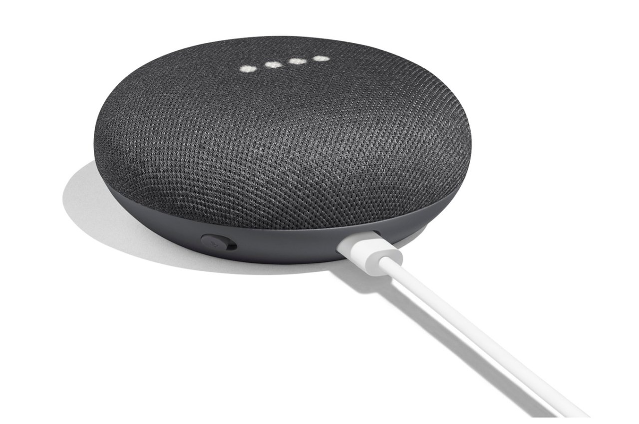 Assistant vocal / enceinte Google Mini, 3 couleurs dispo à 29€ @ DARTY