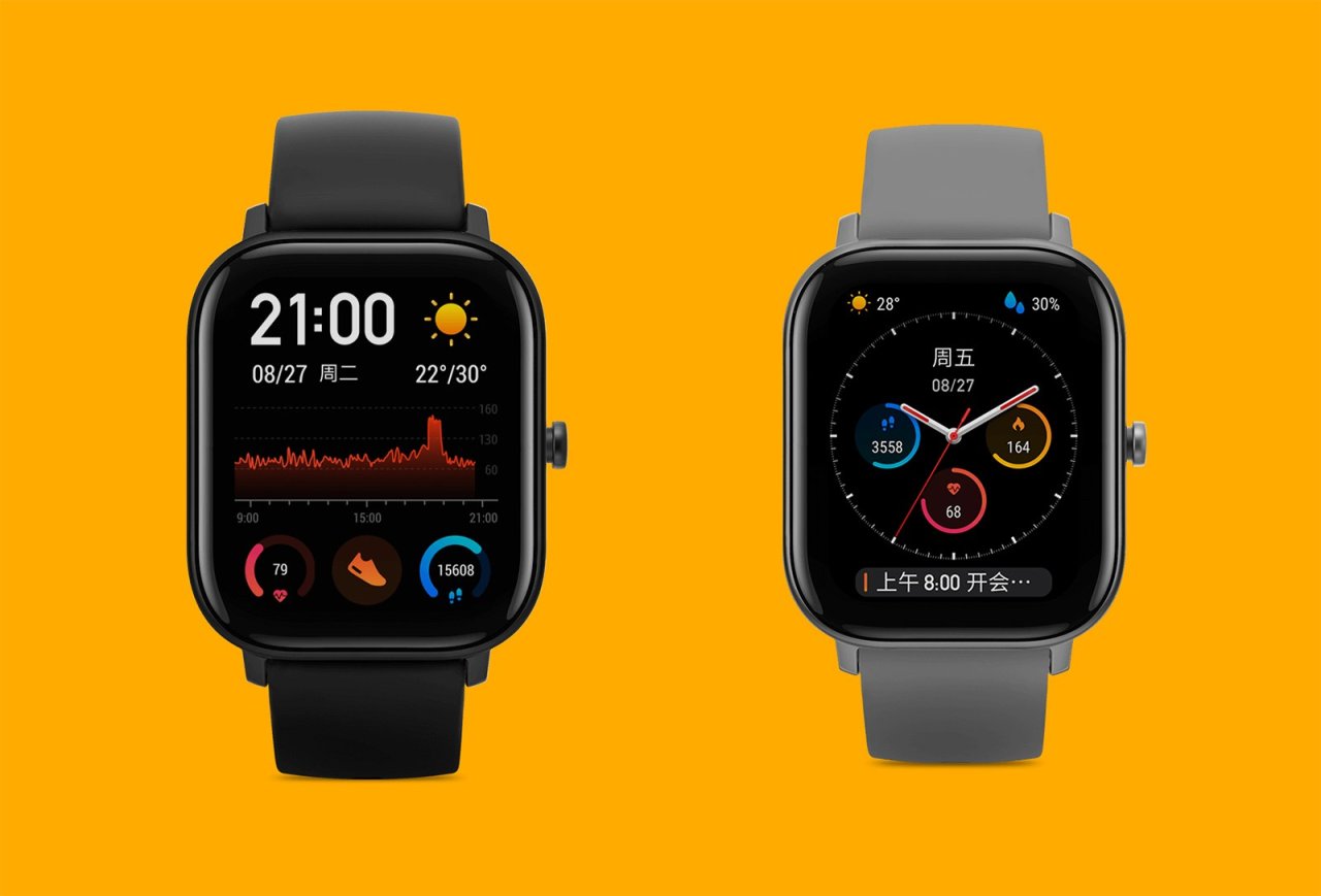 Smartwatch AMAZFIT GTS, look carré mais toujours aussi complète à 119€ stock Europe