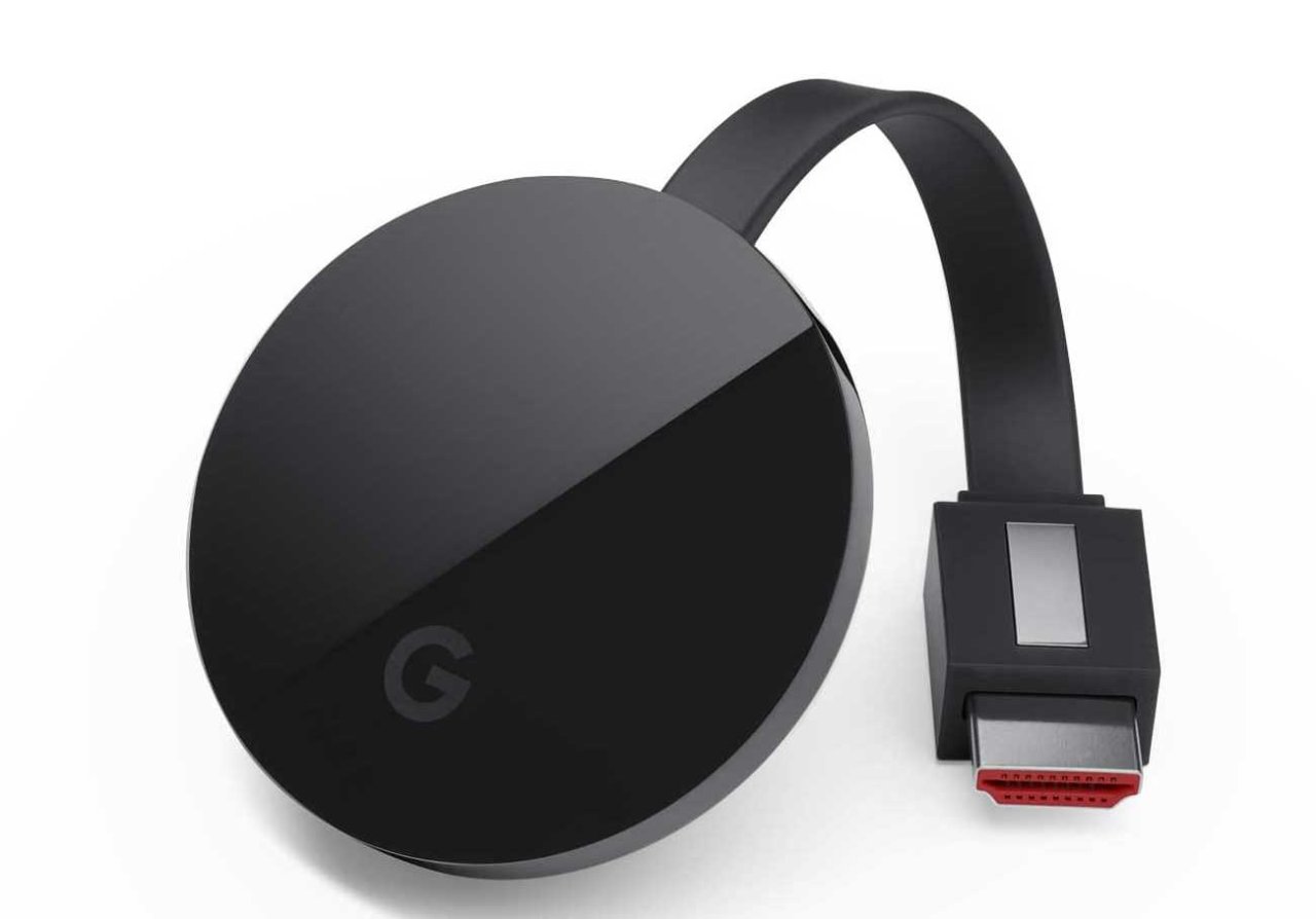Google Chromecast Ultra 4K et HDR à 59€90 (+ 5.90€ en bon d'achats)