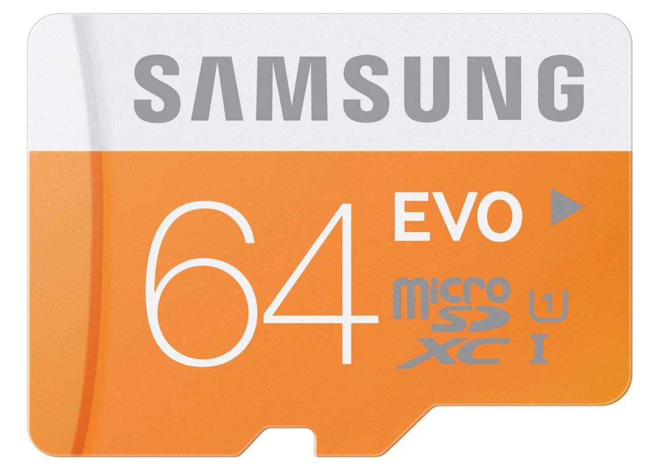 Carte micro SDHC Samsung Evo 64Go à 23,90€ livrée
