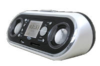 Xoro MP3 Booster HMD 300 : un lecteur MP3 - Radio reveil USB 512 Mo