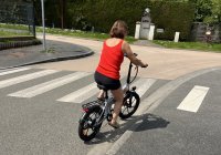 Test ENGWE P1, un vélo City Cross Bike électrique pliant (...)