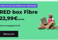 22,99€ par mois la Fibre RED Box, débit 1GBit/s, appels (…)