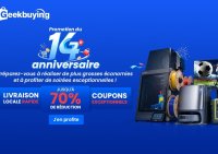 Geekbuying fête ses 14 ans, nombreuses promotions sur (...)
