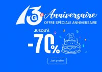 Anniversaire 13 ans Geekbuying, grosses promos en (...)