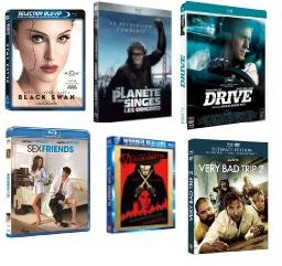 DVD, Blu-ray & Séries TV : 50€ de réduction dès 100€ d'achats