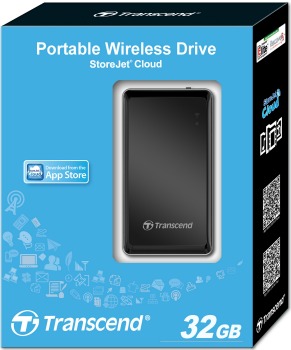 53€ le Mini disque SSD 32 Go Transcend Storejet cloud Wifi NAS