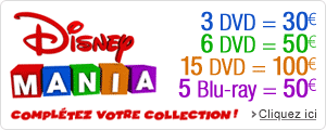 Disney Mania 5 Blu-ray Disney pour 50€ livrés
