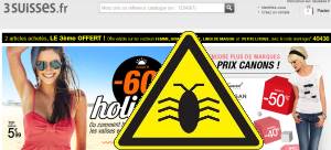 50% de réduction sur tout le catalogue 3 suisses ? Pas de miracle ...