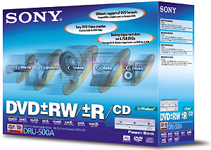 Essai du Sony DRU-500A , premier graveur DVD-R/-RW, DVD+R/+RW, sur Clubic
