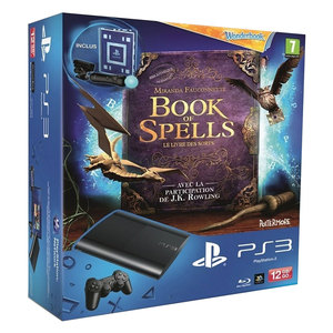159€99 livré la console PS3 Ultra slim 12 Go noire + Pack découverte PlayStation Move + Book of Spells + Wonderbook (ODR)