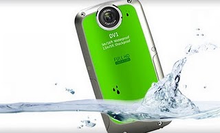 Caméscope de poche GE DV1. La full HD dans un boitier étanche pour tous