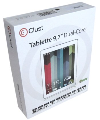 Tablette Tactile 9,7'' CLUST CLC10, Dual-Core Android 4.2 79€99 livrée 
