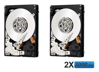 Lot de 2 disques durs 3 To pour 169,99€ livrés