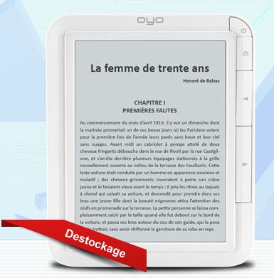 Liseuse Tactile encre électronique 3G Chapitre Medion OYO à 41€65 !