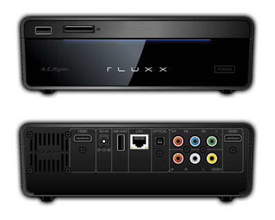 ACRyan Fluxx, premier boitier multimédia avec Intel Atom