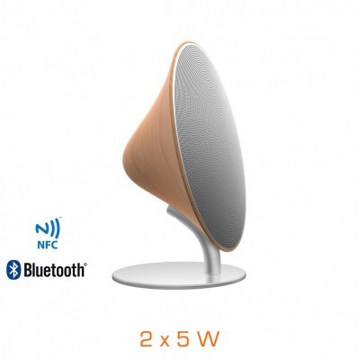 Enceinte bluetooth NFC design SOLO ONE - 2 x 5W - Finition luxe bois 55€95
