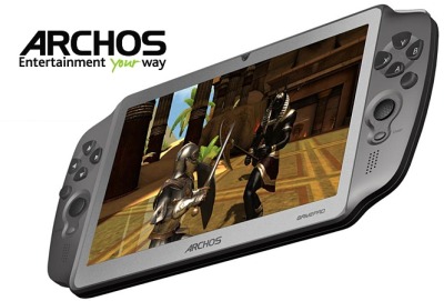 Disponibilité officielle de la Archos Gamepad, une tablette Android 7" console de jeu Dual Core à 149€99