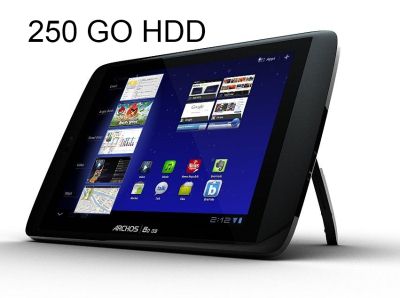 Tablette Archos 80 à disque dur 250 GO édition Turbo 149€60 !