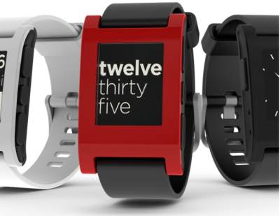 La montre Pebble SmartWatch iPhone / Android disponible